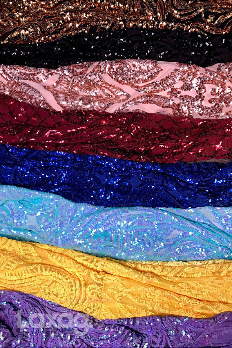 Purple Low V-Neck Glitter Ruched Sequined Homecoming Dress - Fashionpara