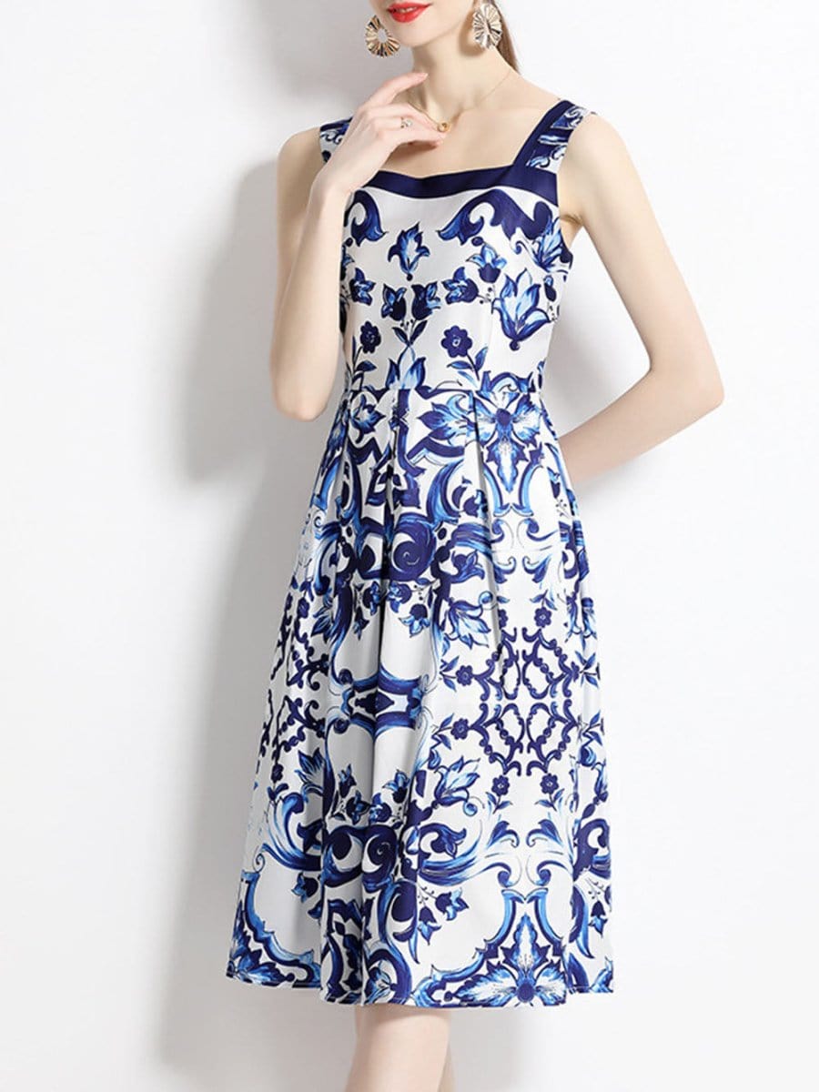 Backless Midi Dress - Fashionpara