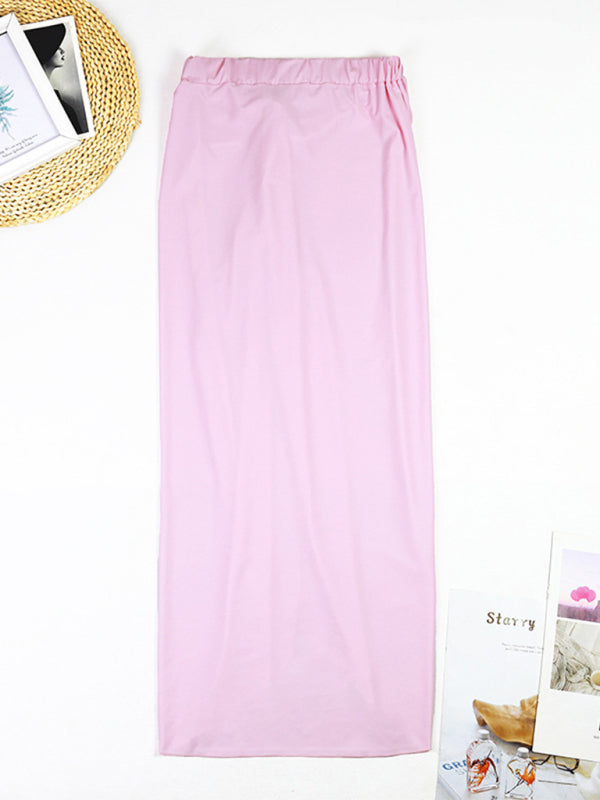 New swimsuit color matching sexy hollow seaside resort swimsuit/wrap skirt - Fashionpara