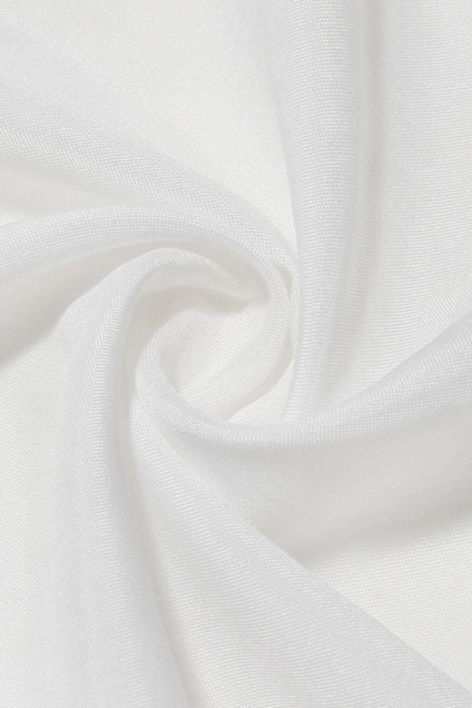 Imogen Bodycon Day Midi Dress - Pearl White - Fashionpara