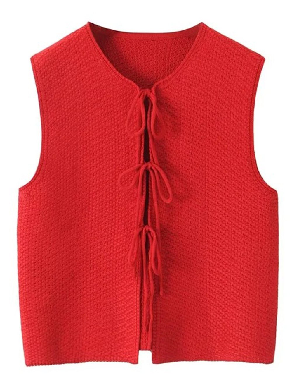 Sleeveless Sweater - Fashionpara