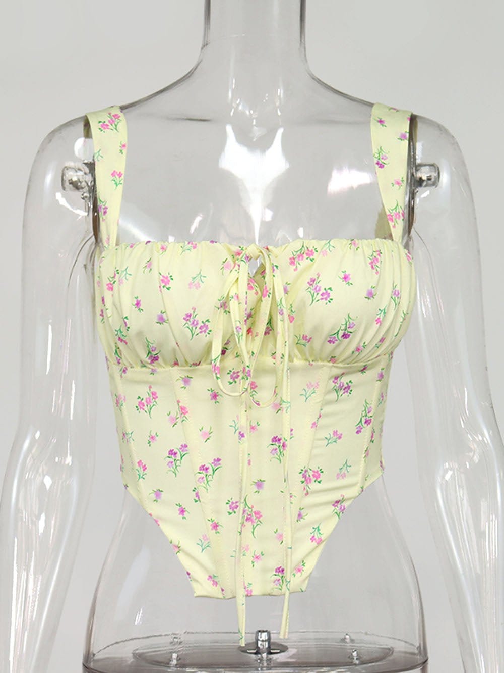 Irene Floral Backless Top - Fashion Pov