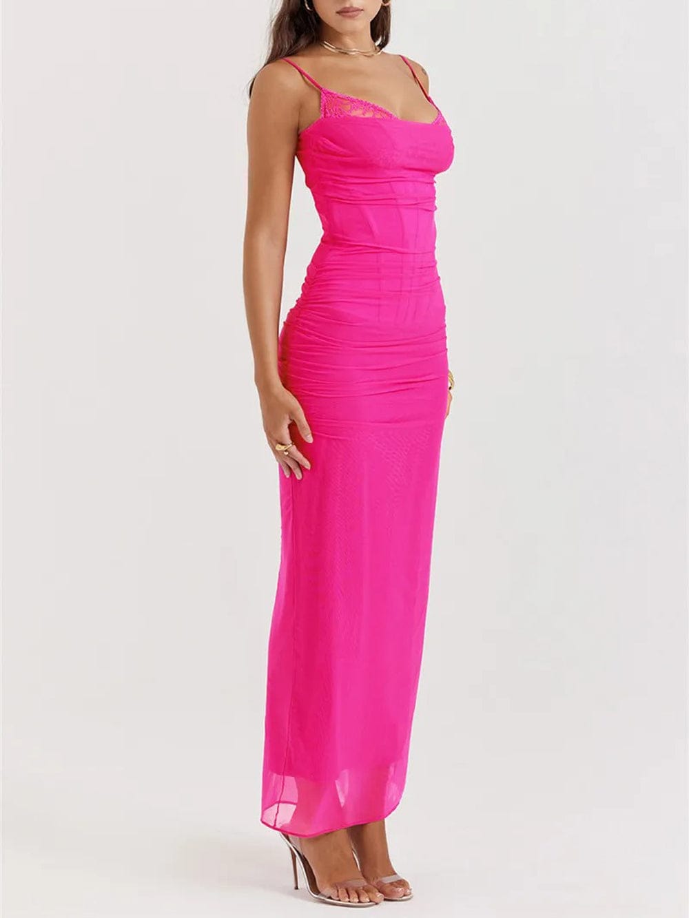 Backless Maxi Dress - Fashionpara