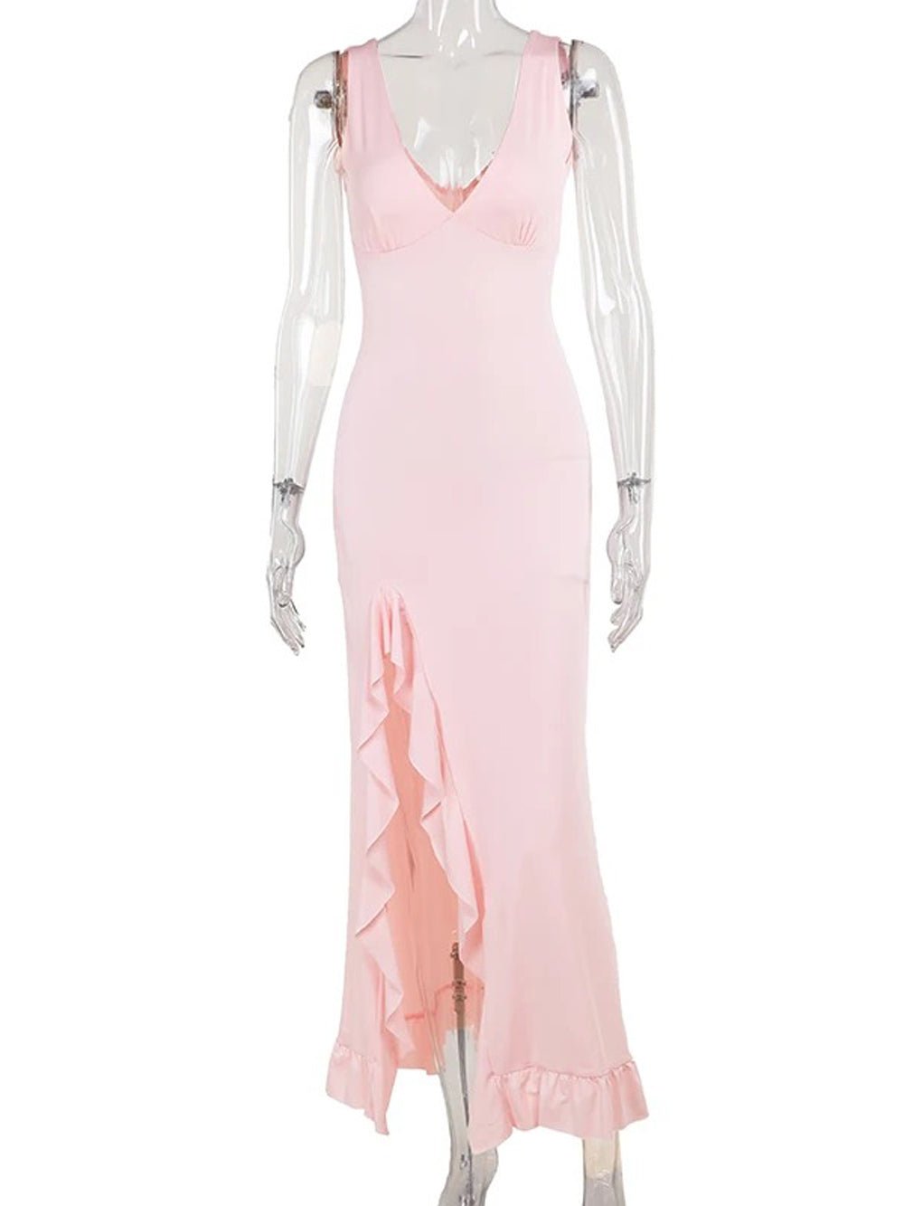 Sleeveless Maxi Dress - Fashionpara