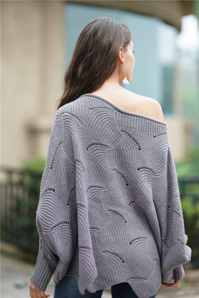 RadyRin It All Works Out Khaki Knit Sweater for Comfort