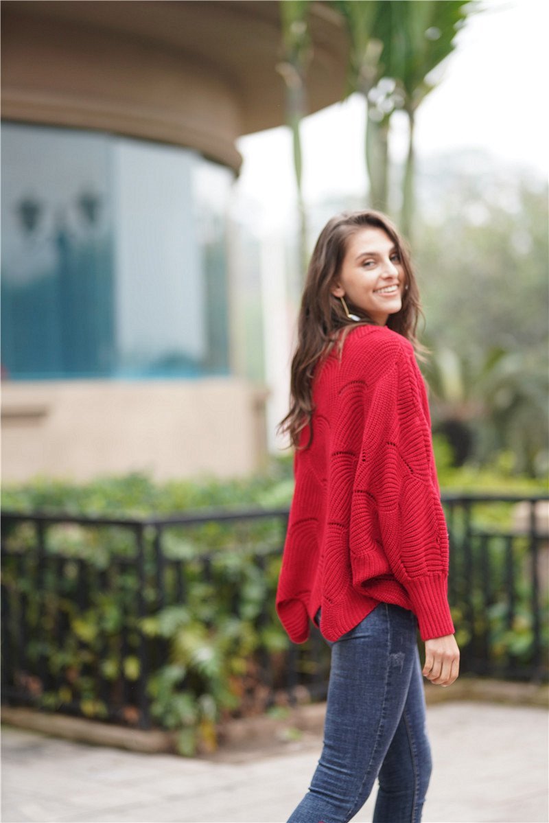 RadyRin It All Works Out Khaki Knit Sweater for Comfort