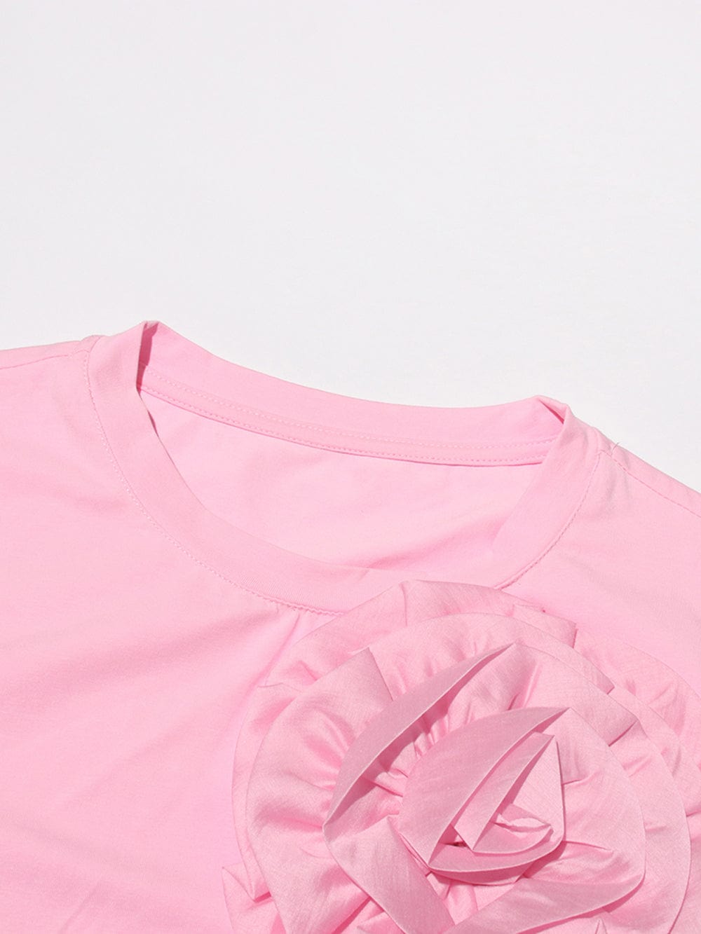 Appliques Folds Top - Fashionpara