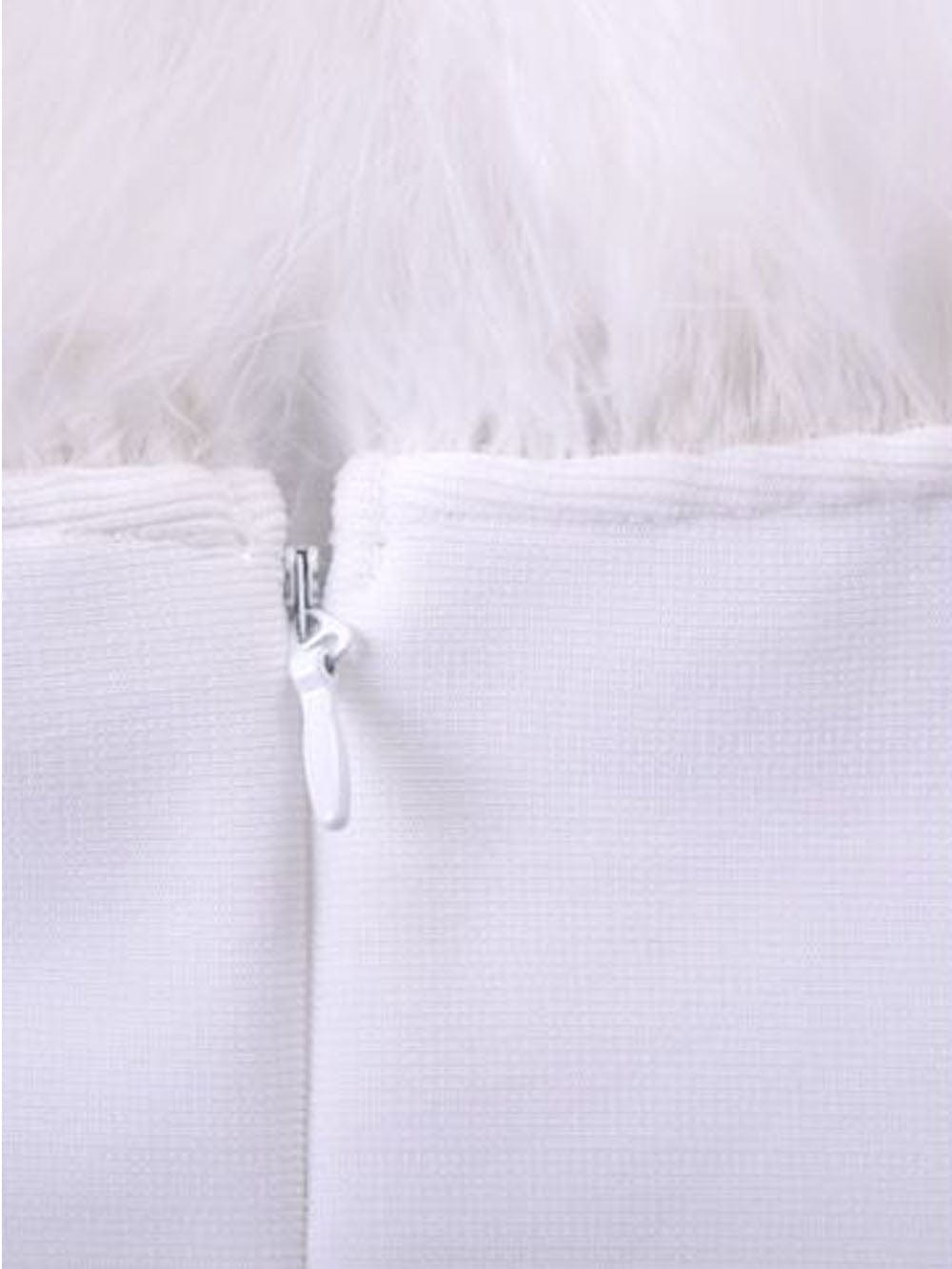 Feather Bodycon Midi