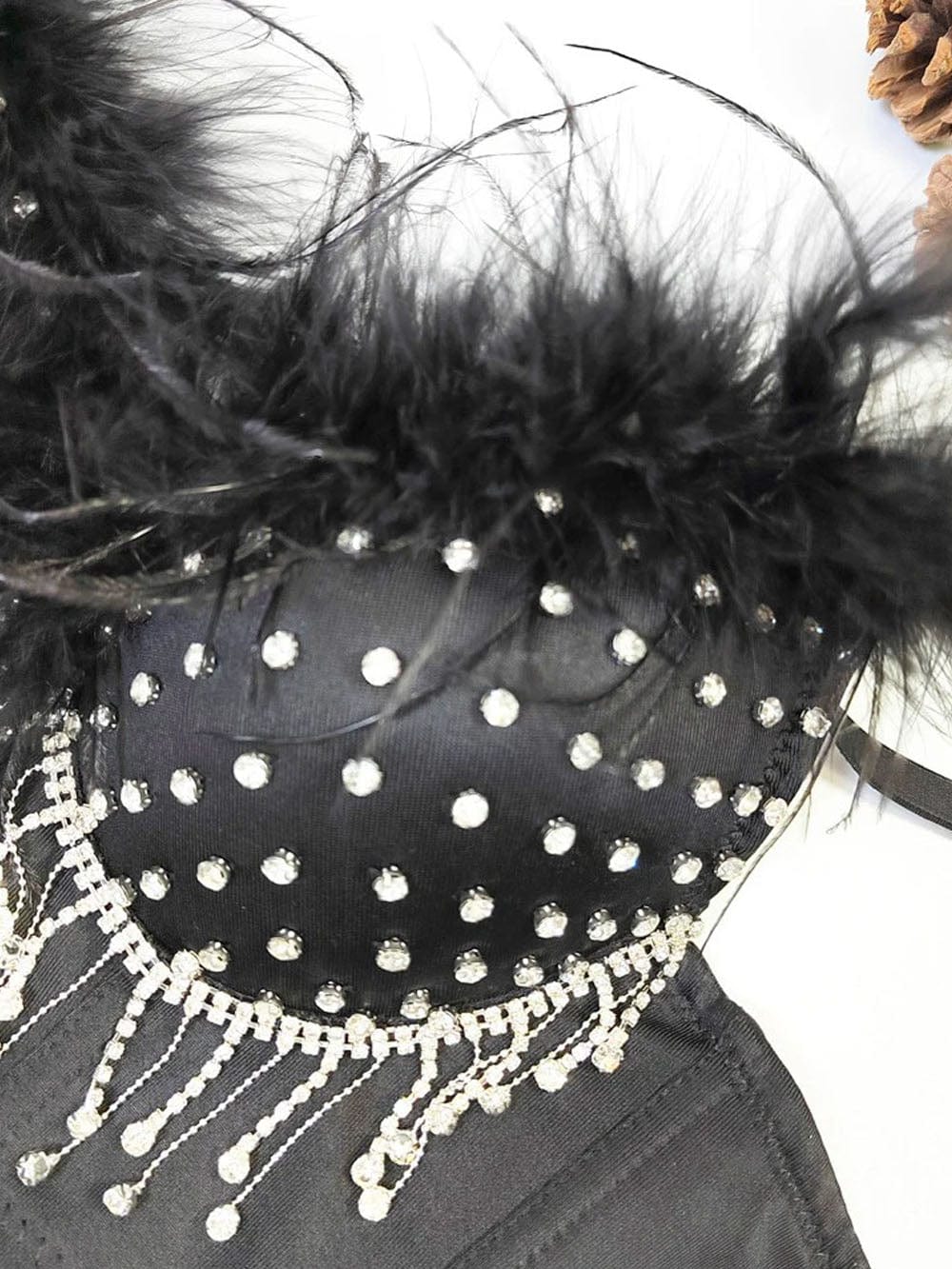 Feather Diamond Square - Fashionpara