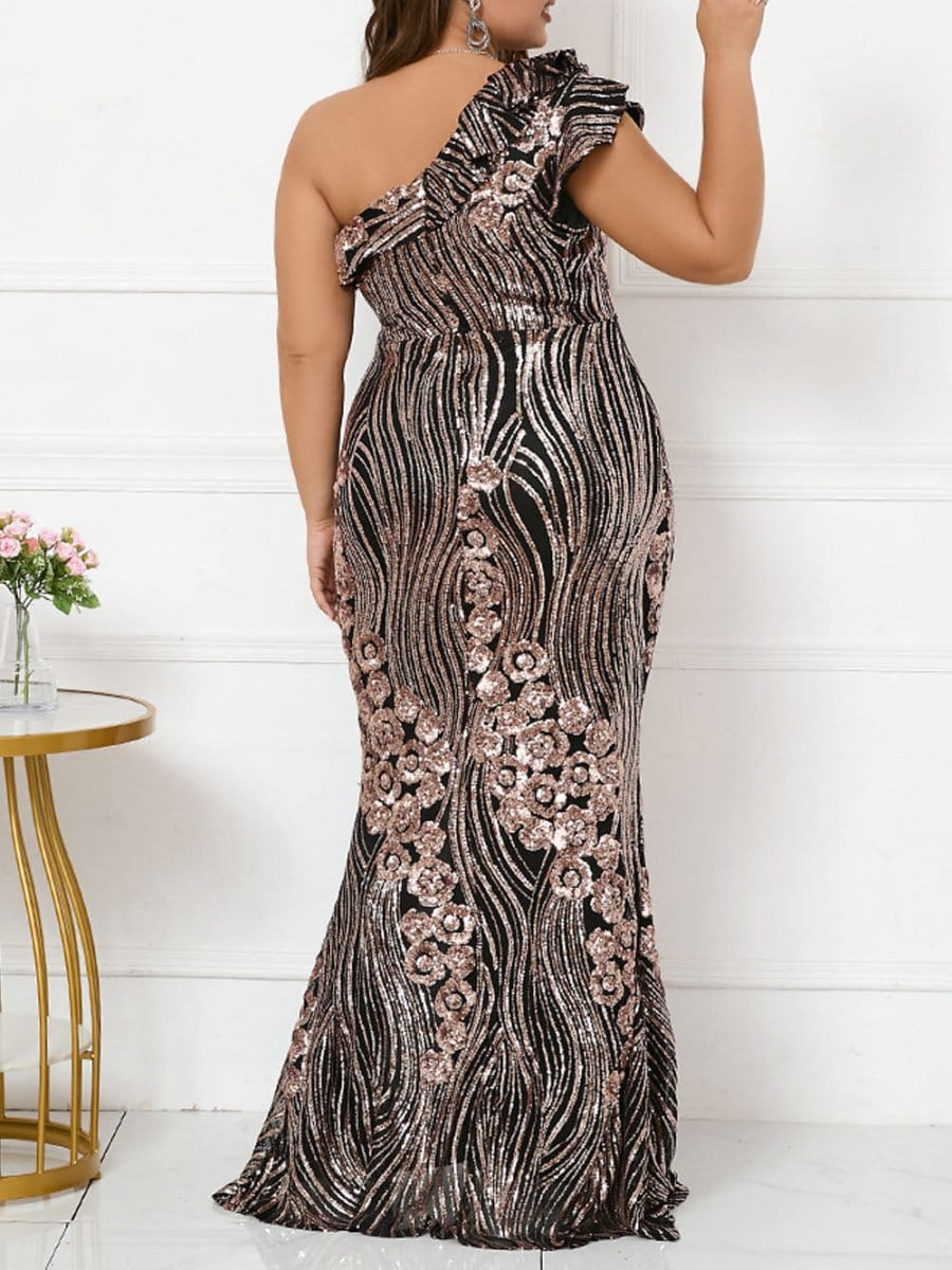 Ruffle Maxi Dress - Fashionpara