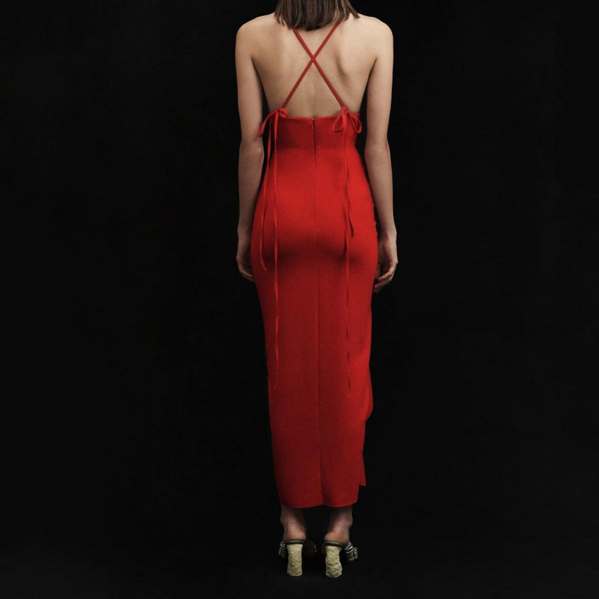 KittenAlarm - Janis Backless Maxi Dress
