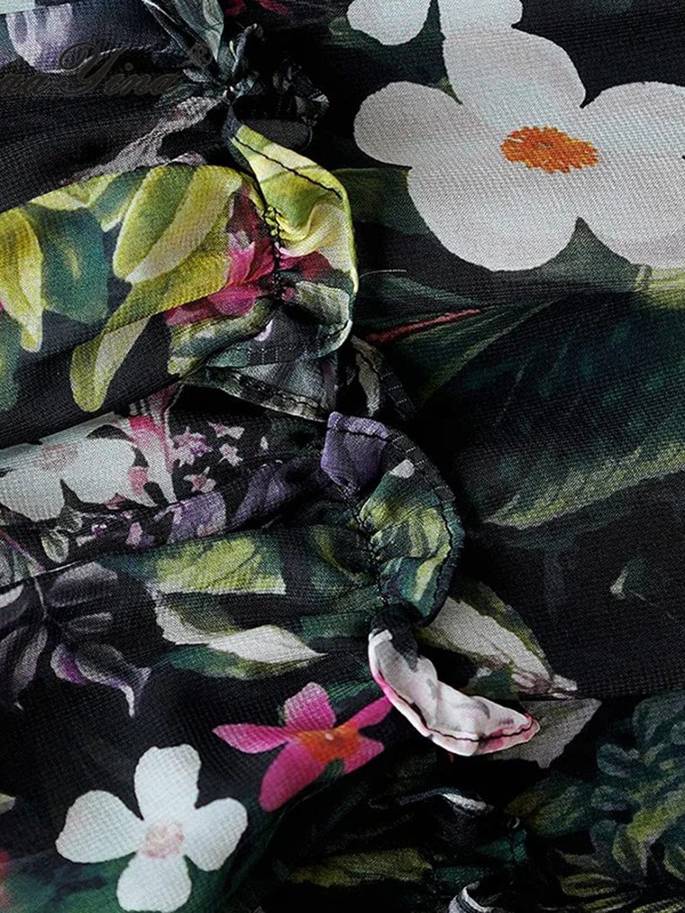 Ruffle Midi Dress - Fashionpara