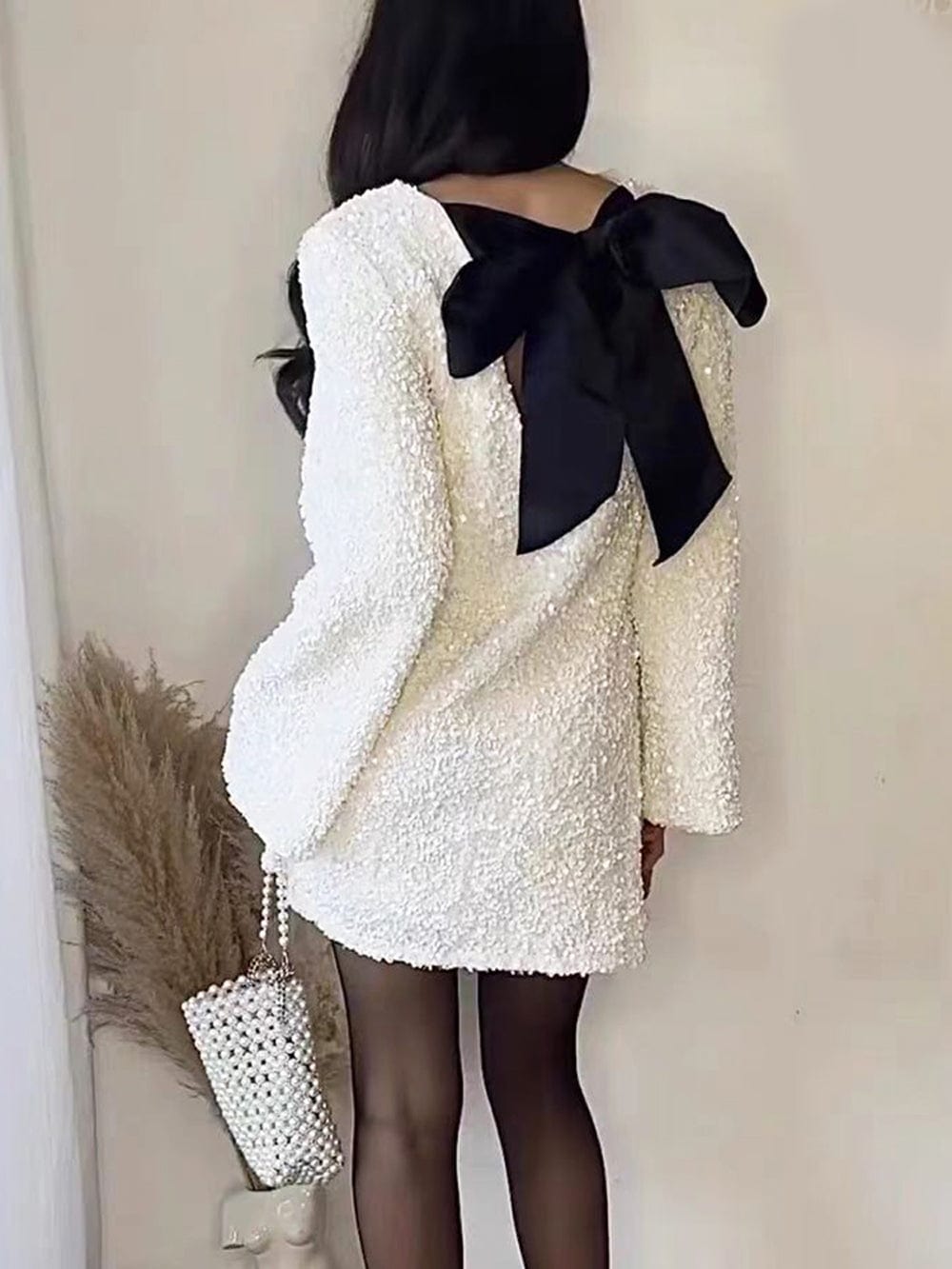 Sequined Mini Dress - Fashionpara