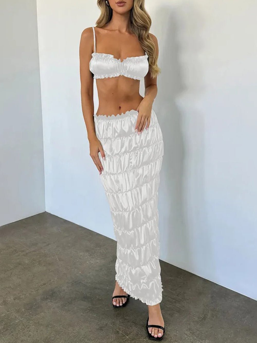 Strapless Crop Top - Fashionpara