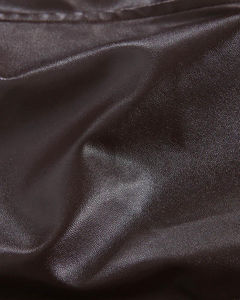 Equestrianess Corset Pleather Tube Dress - Fashionpara