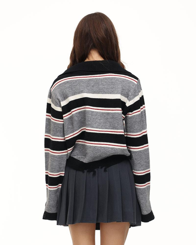 Evleyen Distressed Polo Jumper - Fashionpara