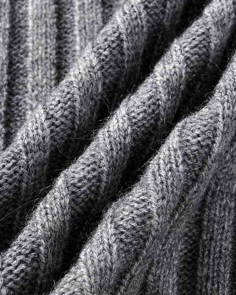 Elate Ribbed V Skirt - Fashionpara