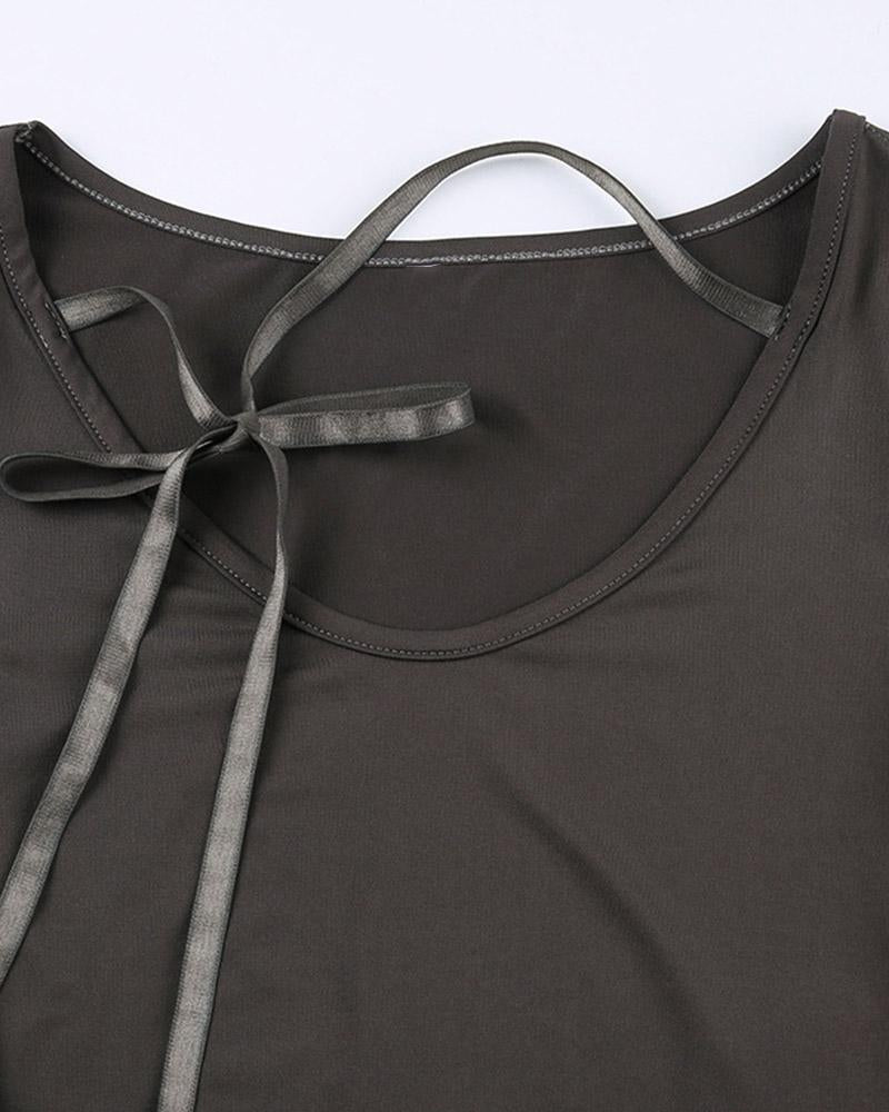 Dustrelia Balletcore Stringy Top - Fashionpara