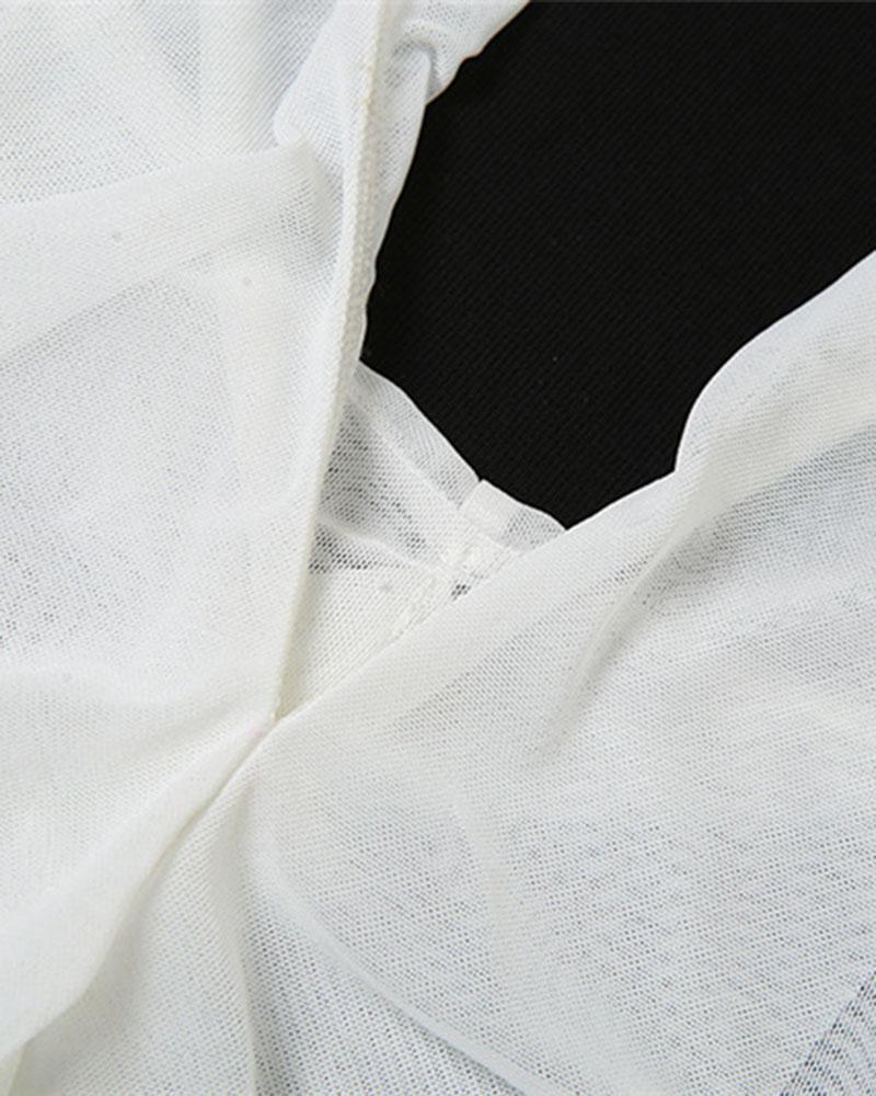 Ethereal Ruffle Tie Cover Up - Fashionpara