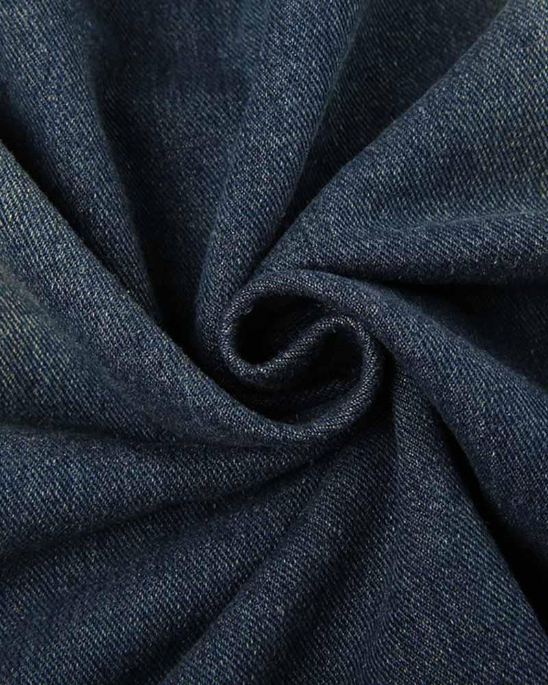 Engledosa Asymmetric Denim Skirt - Fashionpara