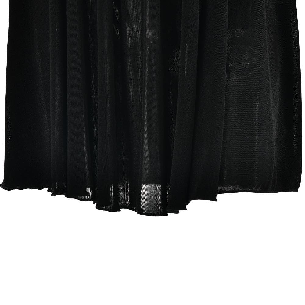Boat Neck Long Sleeve Drop Waist Fit and Flare Mini Dress - View 9