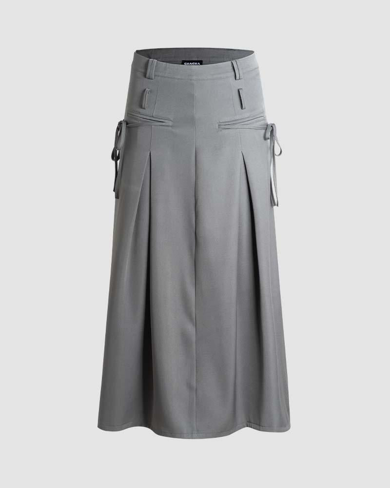 Eton Maxi Pleated Skirt - Fashionpara