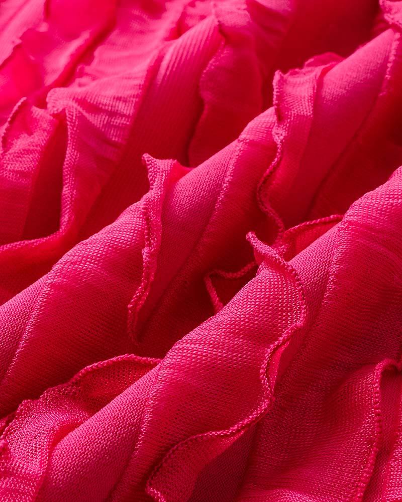 Elsgaine Deep Plunging Maxi Dress - Fashionpara