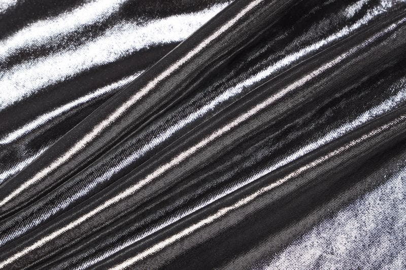 Metallic square neck backless cami maxi dress - View 7