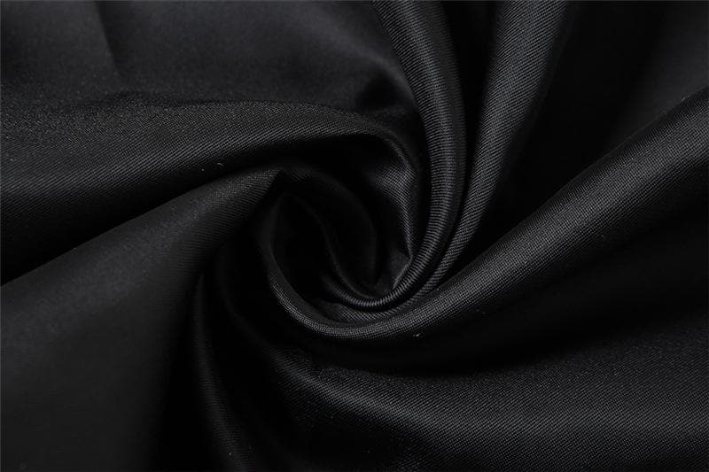 Velvet Notch Neck Spaghetti Strap Flower Applique Bubble Mini Dress - View 6