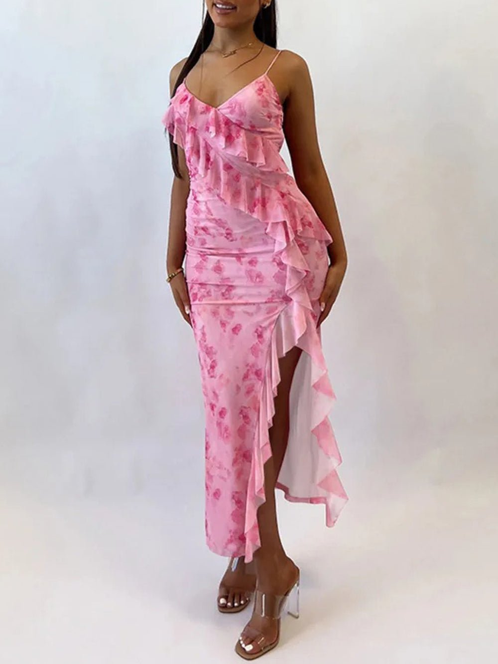 Backless Maxi Dress - Fashionpara