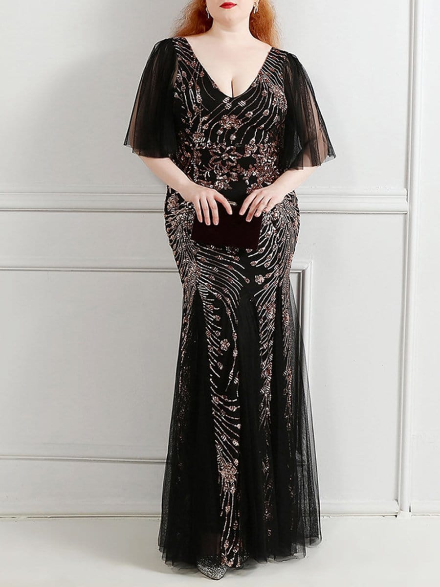 Sequin Maxi Dress - Fashionpara