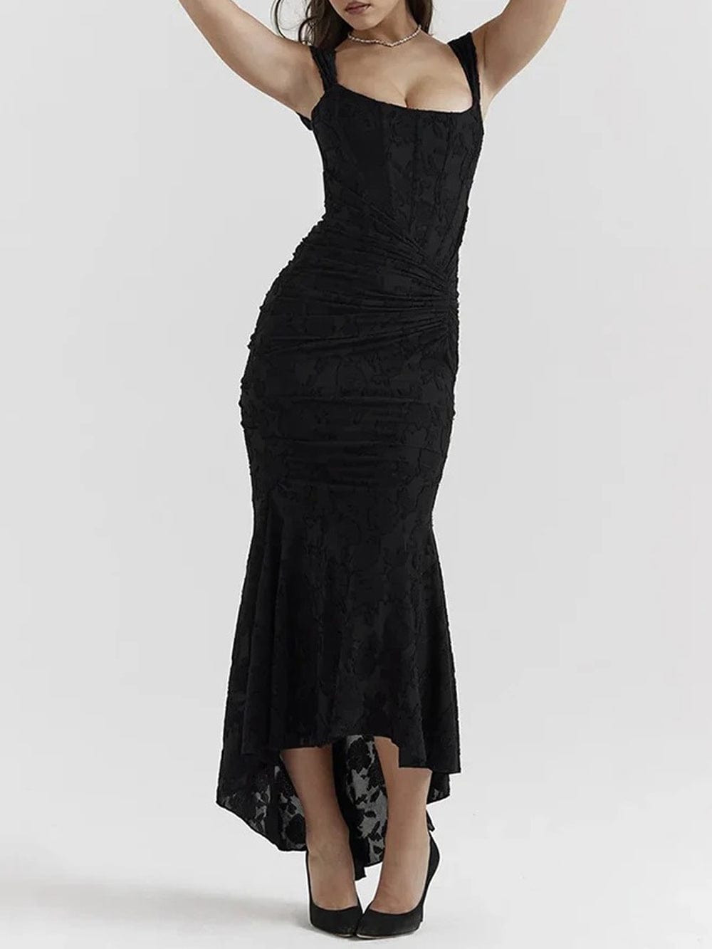 Backless Maxi Dress - Fashionpara