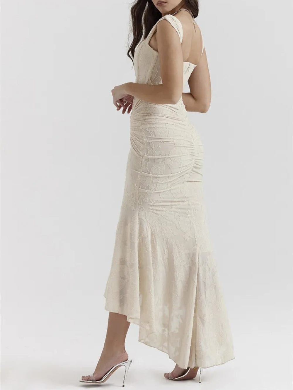 Backless Maxi Dress - Fashionpara