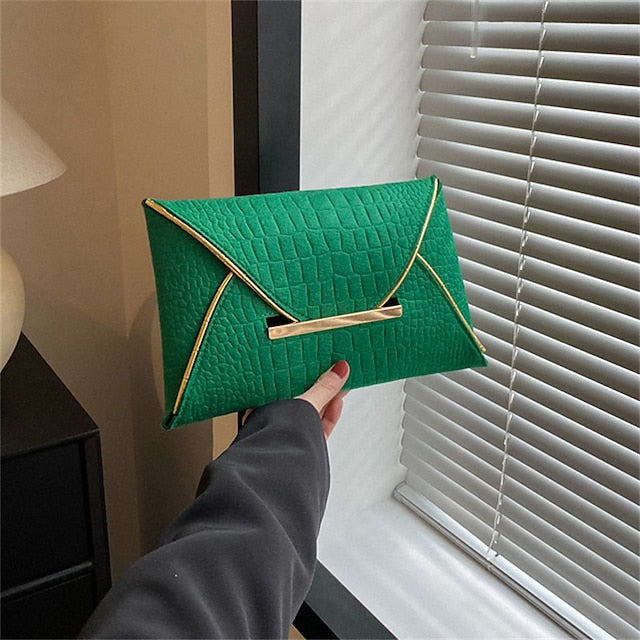 Bags Leather Clutch PU for Bridal Evening