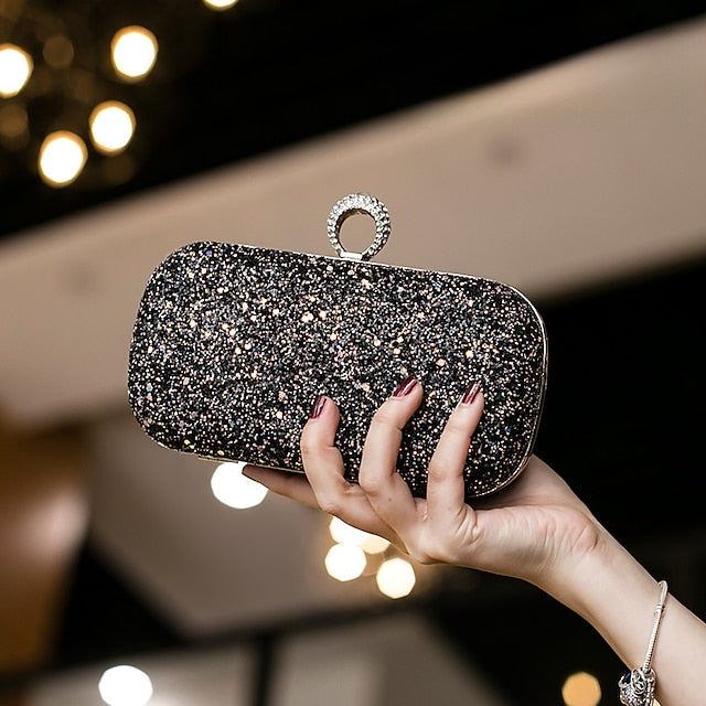 Wristlet Leather PU Bags Clutch Evening Bag