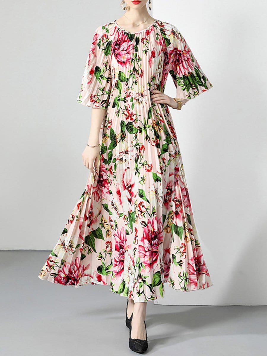 Belt Maxi Dress - Fashionpara