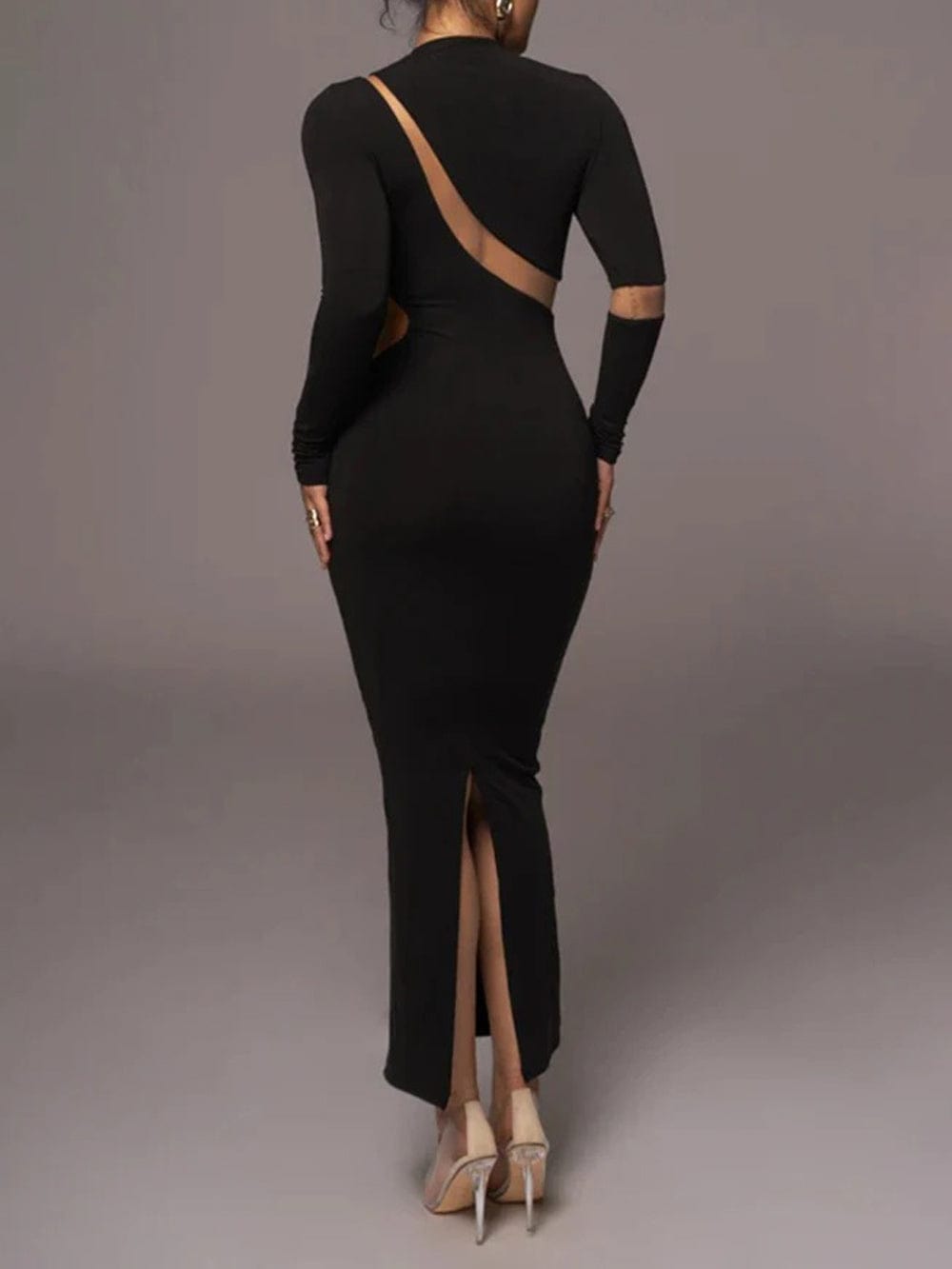 Bodycon Maxi Dress - Fashionpara