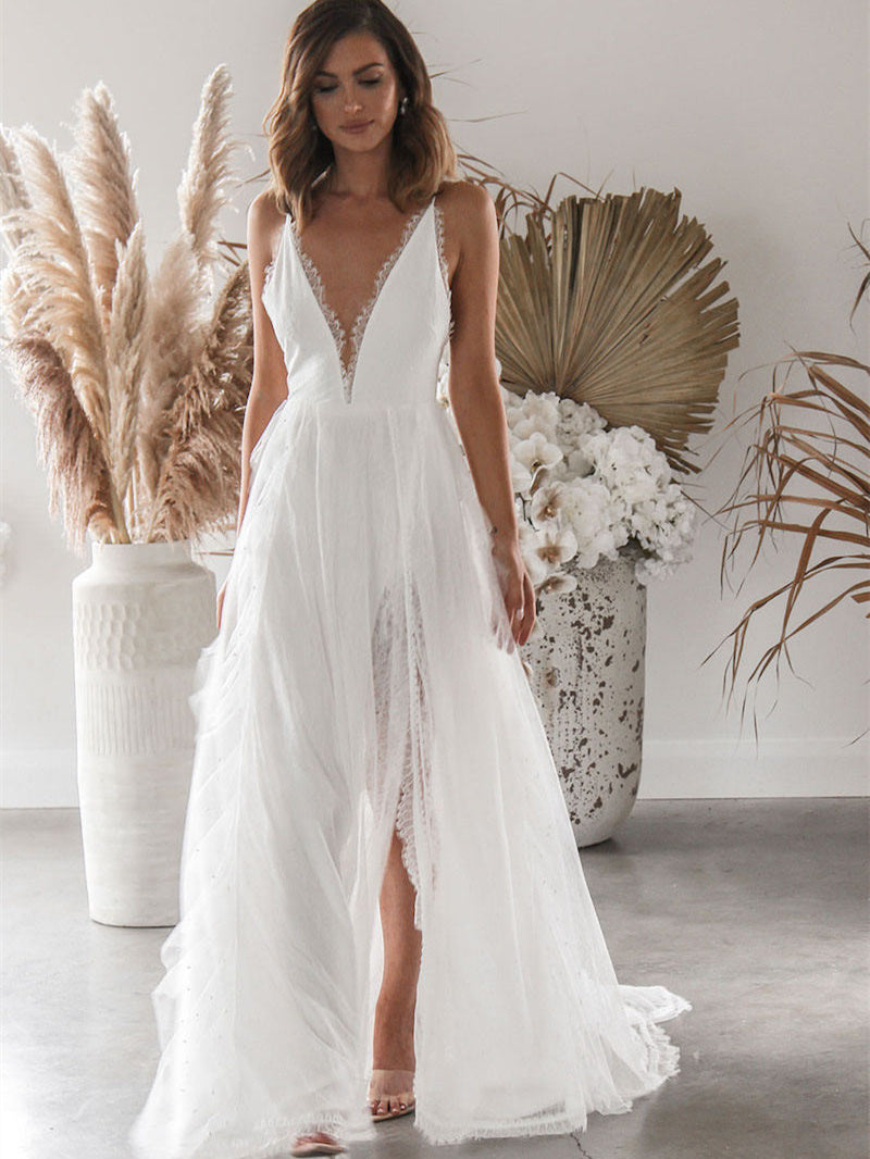 Halter Opening Dress Fashionpara