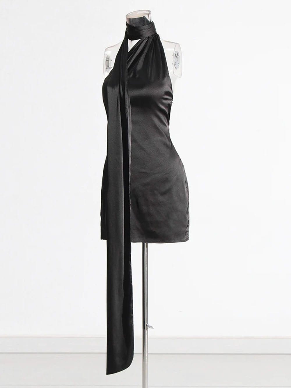 Backless Mini Dress - Fashionpara