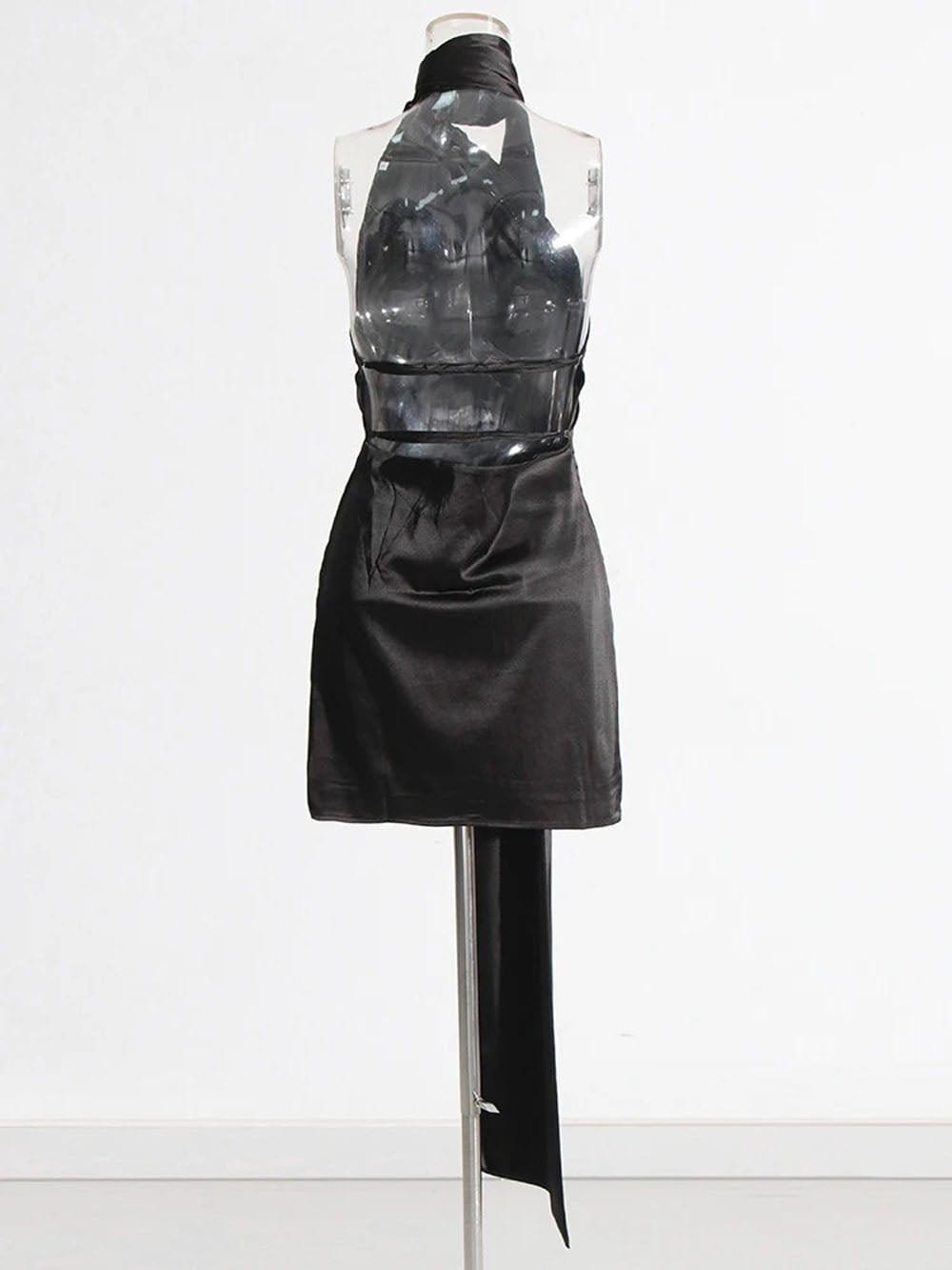 Backless Mini Dress - Fashionpara