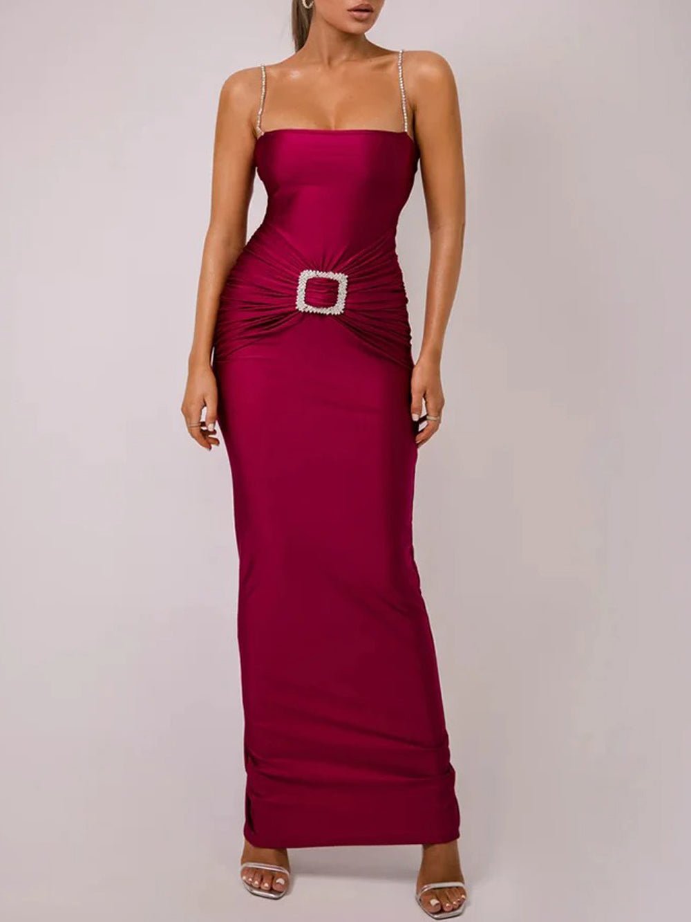 Backless Bodycon Maxi - Fashionpara