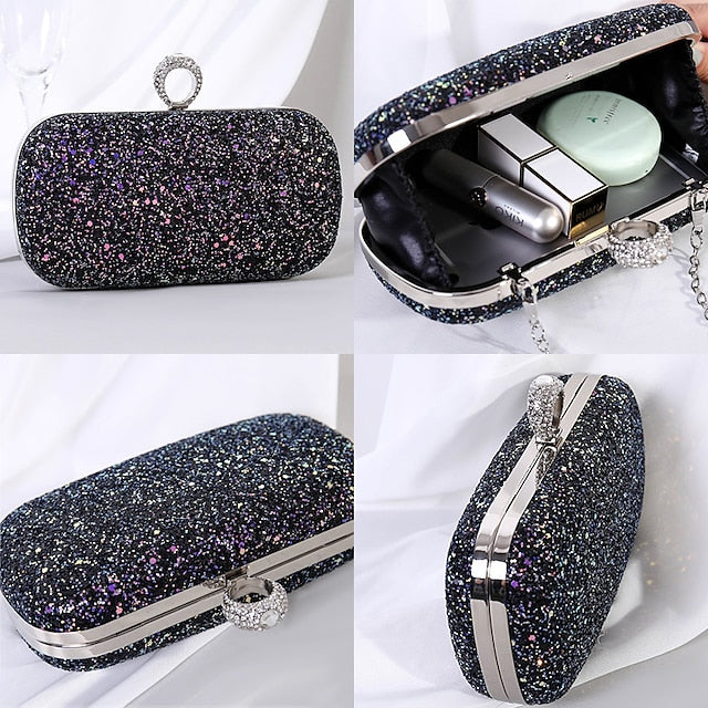 Wristlet Leather PU Bags Clutch Evening Bag