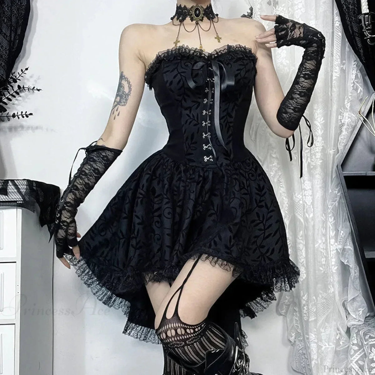 Lace Mini Dress