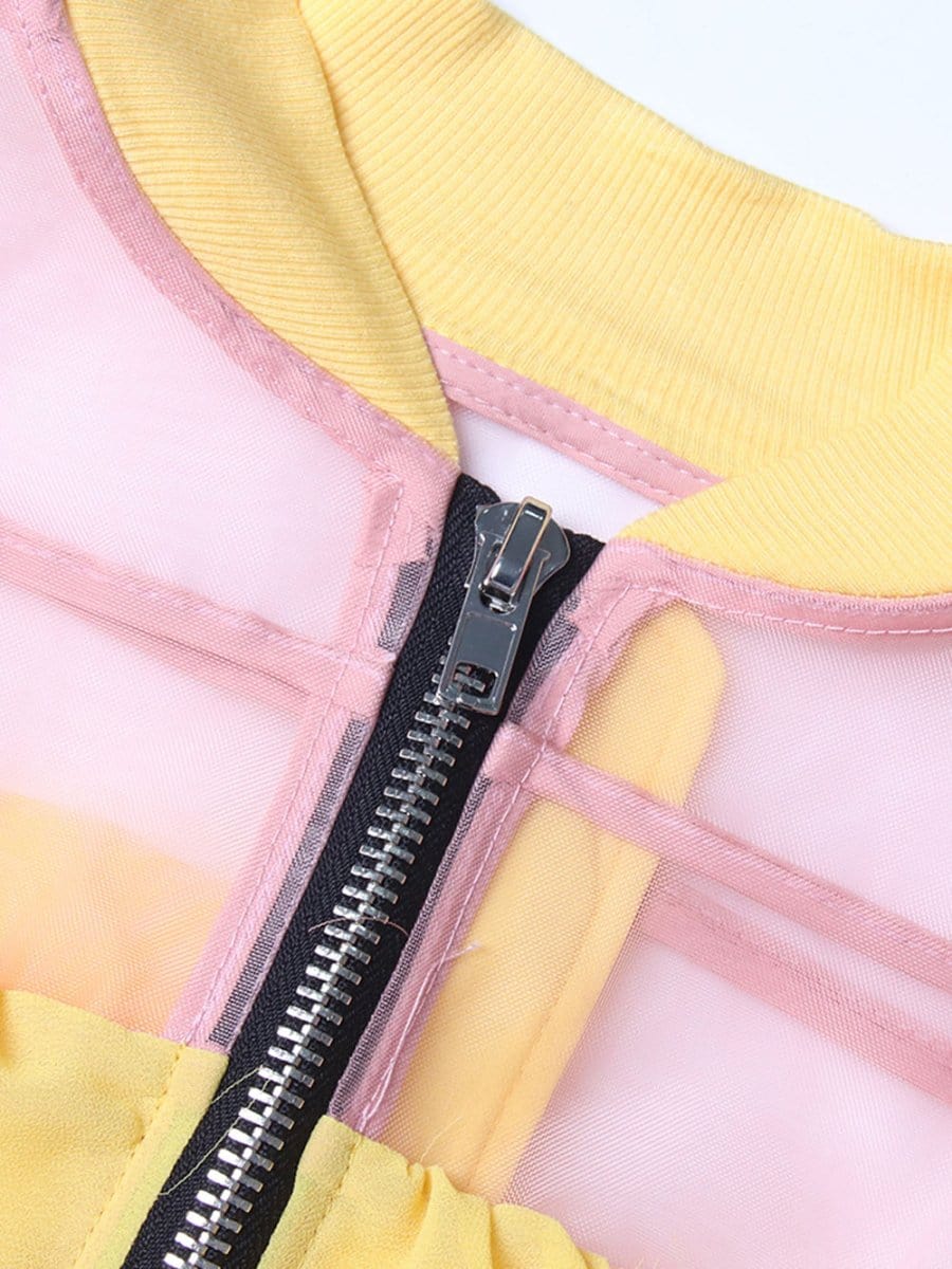 Short Zipper Jacket - Fashionpara