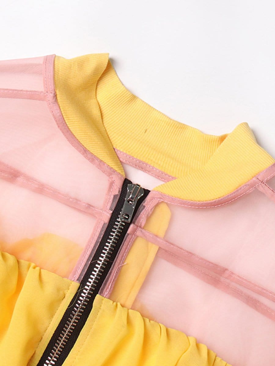 Short Zipper Jacket - Fashionpara