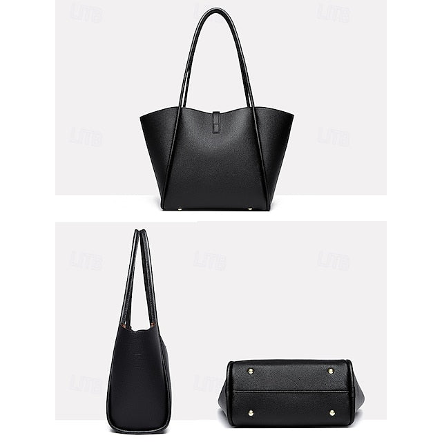 Green Bag Faux Leather Tote