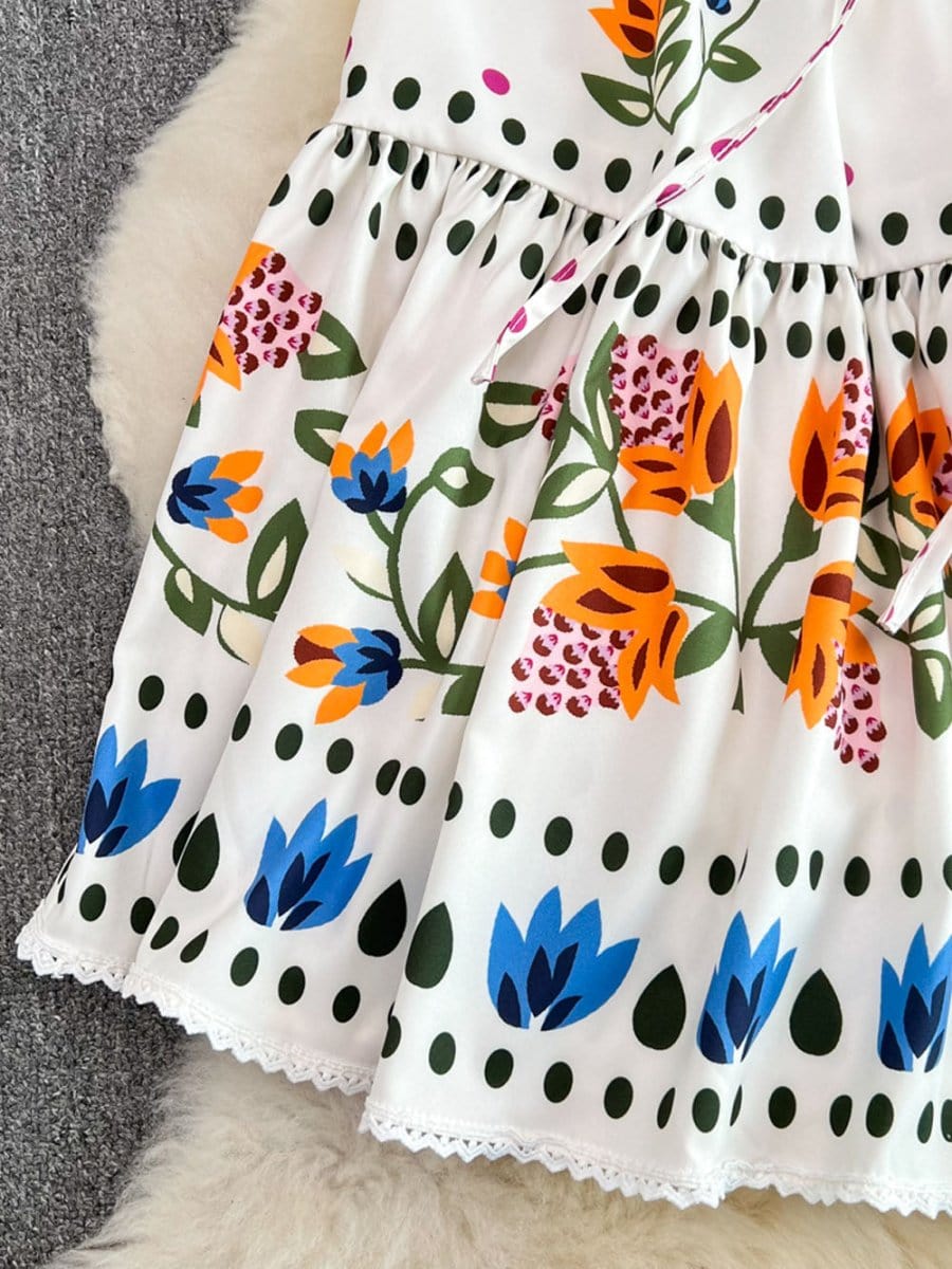 Flower Midi Dress - Fashionpara