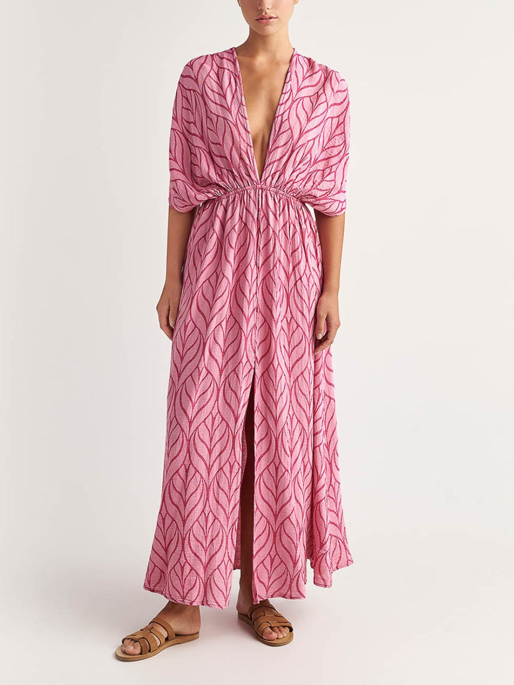 Printed Resort Maxi Dress - Fashionpara