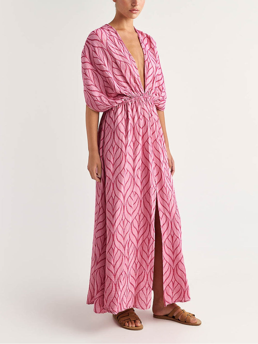 Printed Resort Maxi Dress - Fashionpara