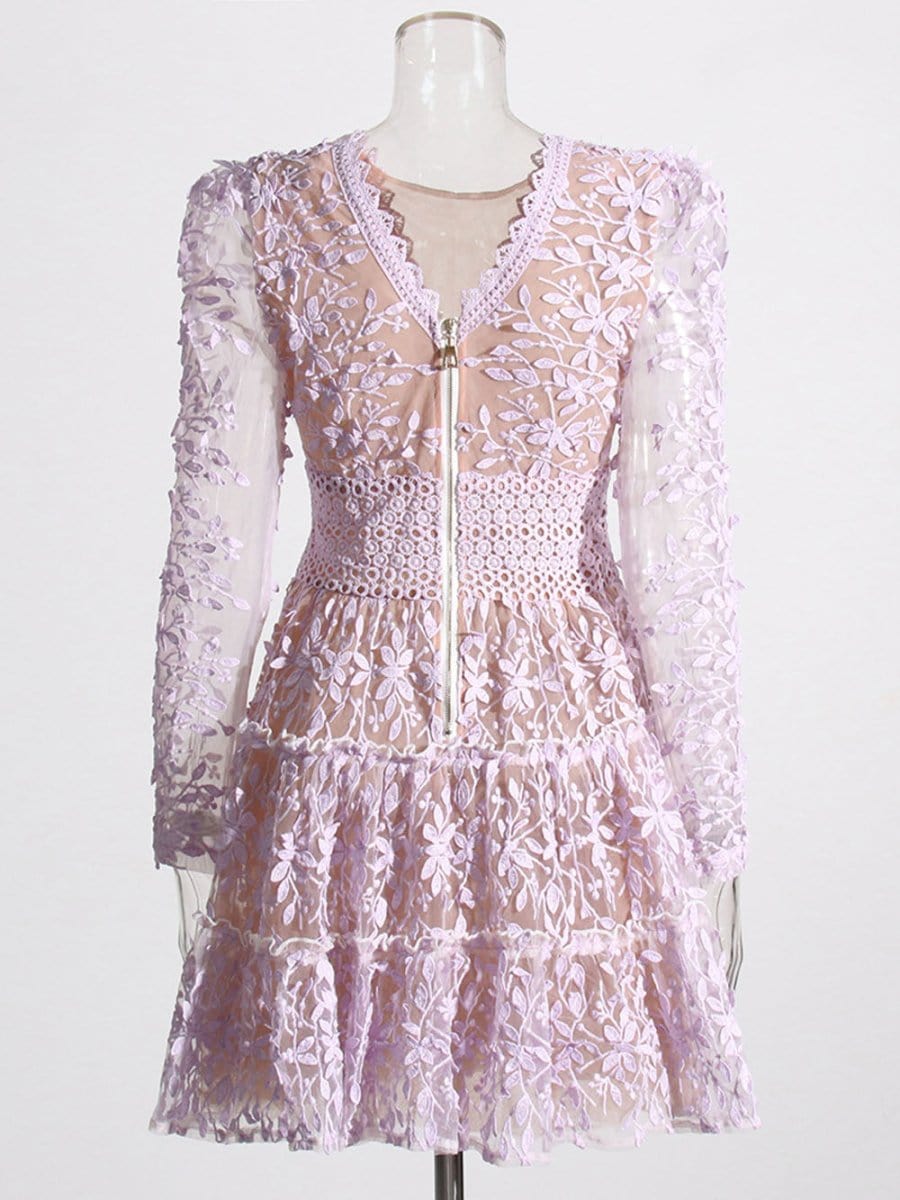 Lila Fold Mini Dress - Fashion Pov